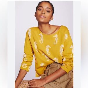 Maeve Seahorse Sweater Size S